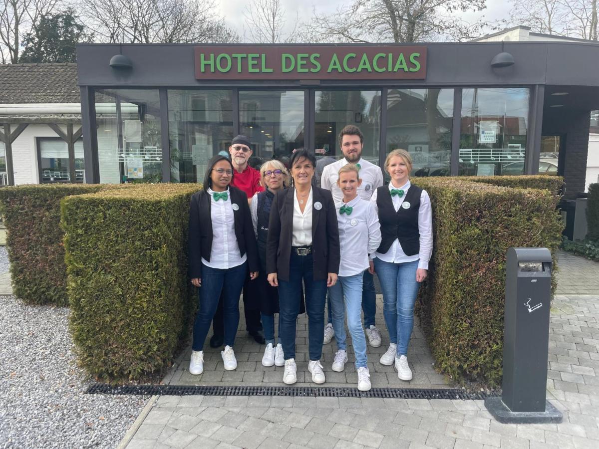 Logis Hotel Restaurant Des Acacias Lille Neuville En Ferrain نيوفيل-ان-فيرا المظهر الخارجي الصورة